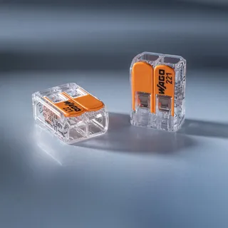 WAGO COMPACT-Verbindungsklemme bis 4mm2 2-Leiter, 1 Stück (221-412)