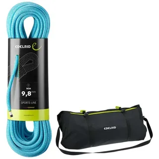 Edelrid Boa 9,8mm mit Seilsack Liner blue (300) 60 m