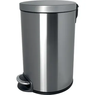 helit Tret Kosmetikeimer "Classic" 5 Liter silber Edelstahl - Silber