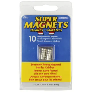 BLANKO Magnet (Ø x H) 8 mm x 3 mm rund 10 St. 205016