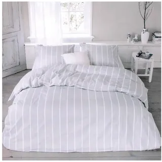 BestLivings Bettwäsche-Set (135x200cm) Preppy Pinstripe