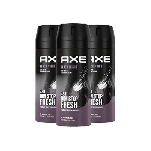 3x Axe &#8220;Black Night Deo&#8221; Bodyspray ohne Aluminium 150ml um 8,16 € statt 11,85 €