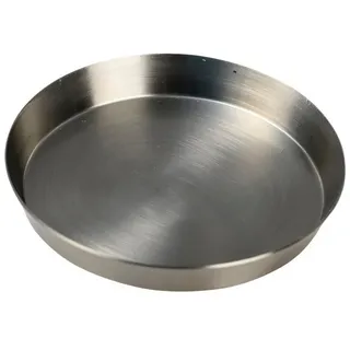 Nklaus Teller Edelstahl matt ? 8cm Kerzenhalter Kerzenteller Untersetzer Tischdeko 10860