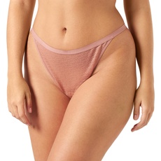 Triumph Damen Triumph Signature Sheer String Briefs, Toasted Almond, 44 EU