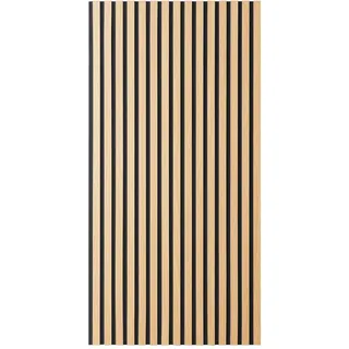 Homestyle4u Akustikpaneel 60/120 cm 1 Stück Natur , Holz , 60x120x3 cm , Tapeten & Wandverkleidungen, Akustikpaneele