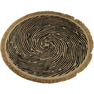 AM Design »Tischset mit Fransen« aus Jute, Ø 38 cm,