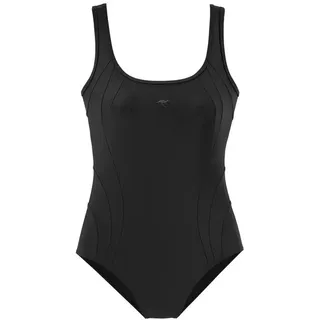 KangaROOS Badeanzug im sportlichen Stil mit Shaping-Effekt, schwarz