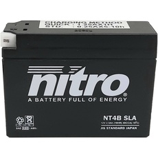 NITRO YT4B-BS -N- Batteries, Schwarz (Preis inkl. EUR 7,50 Pfand)