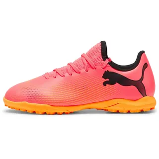Future 7 Play TT Kinder Sunset Glow-Puma Black-Sun Stream 35,5