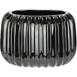 I.GE.A. Dekovase »Vase aus Keramik« Dekovase Blumenvase Modern für Tischdeko Tischvase Deko Trockenblume, schwarz