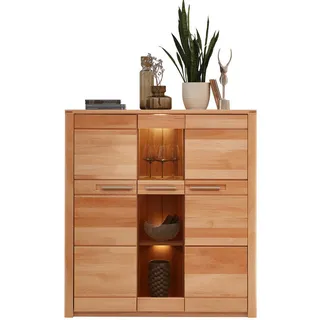 Innostyle Highboard Kernbuche - 127x137x40 cm