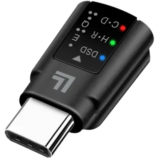 Logilink USB-C DAC audio adapter, USB-C/M to 3.5 mm/F, black