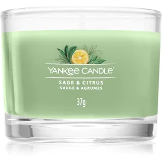Yankee Candle Sage & Citrus Votivkerze 37 g grün