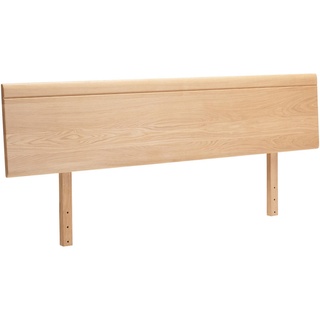 Linea Natura Kopfteil , Eichefarben , Holz , Wildeiche , massiv , 187x44x2.5 cm , Schlafzimmer, Betten, Bettgestelle- Einzelteile, Kopfteile