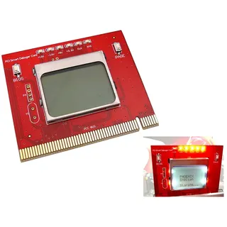KALEA-INFORMATIQUE Tester für Motherboards mit LCD-Bildschirm. Desktop-PC-Schnittstelle an einem PCI-Anschluss.