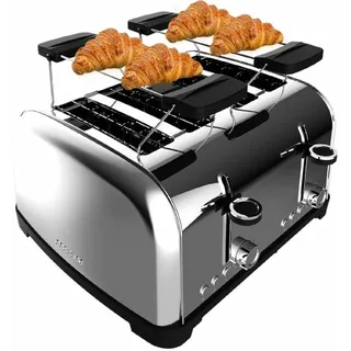 Cecotec Toastin' Time 1700 Double Inox Schwarz
