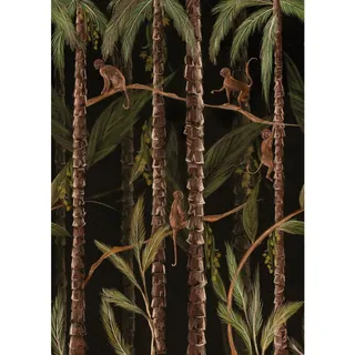 Art for the Home Fototapete Monkey jungle 280 x 200 cm