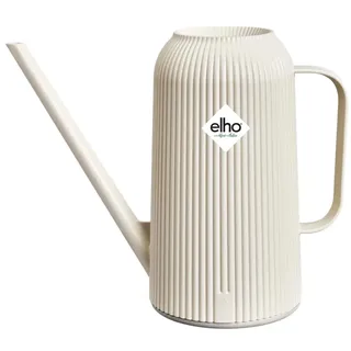 Elho Vibes Fold Gießkanne 1.7ltr - Gießkanne für Zimmerpflanzen - 100% recyceltes Plastik - L25.2 x B7.4 X H21 - Weiß/Leinenweiß