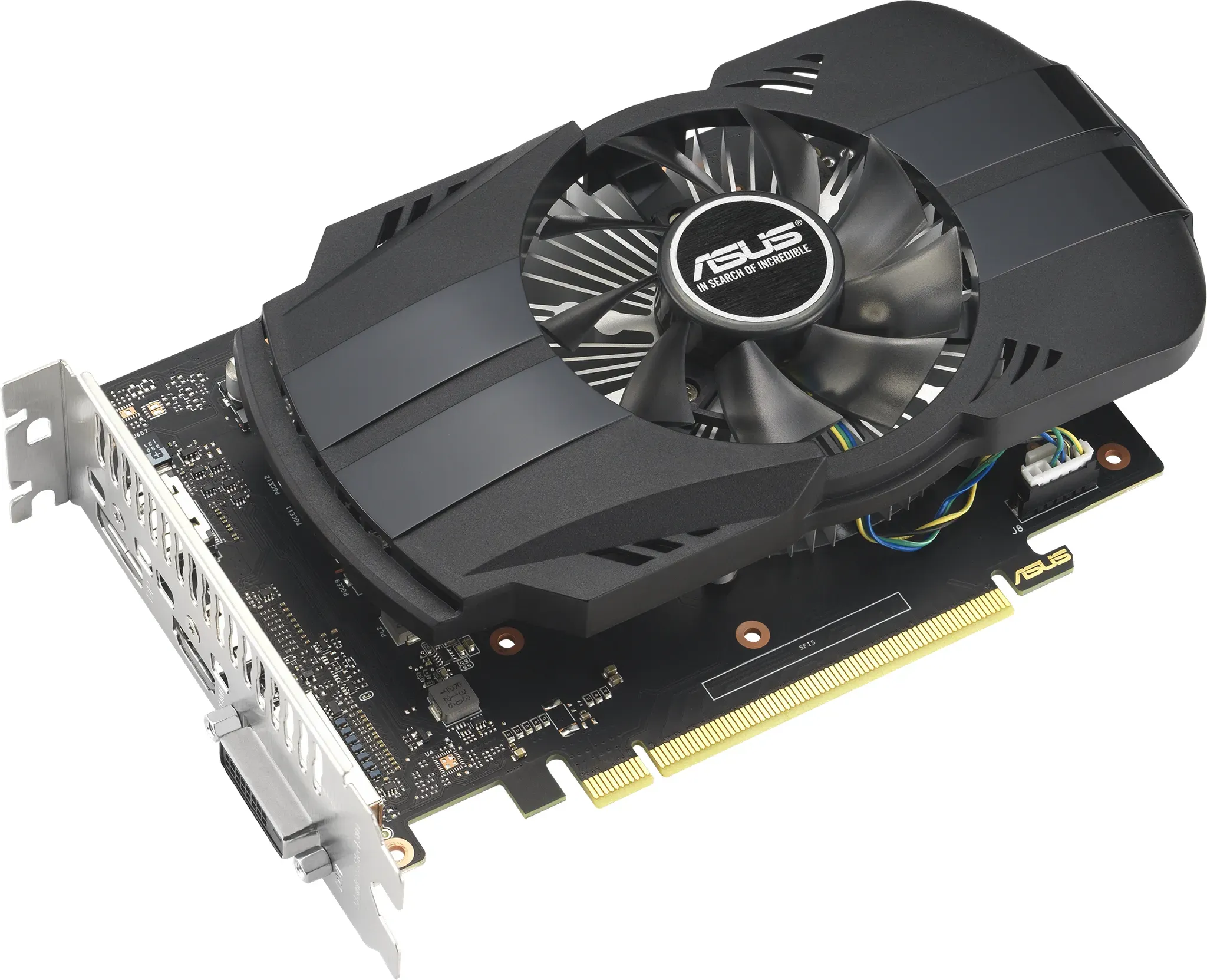 Bild von Phoenix GeForce GTX 1630, PH-GTX1630-4G-EVO, 4GB GDDR6, DVI, HDMI, DP (90YV0I53-M0NA00)