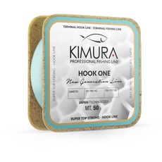 KIMURA Hook Line, MONOFILO Unisex Erwachsene, Cristal, 0.110