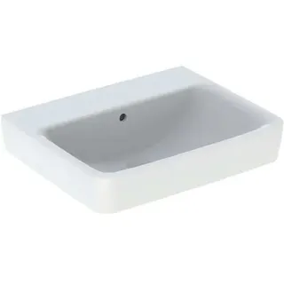 Geberit Renova Plan, Waschtisch, 55x44 cm, ohne Hahnloch, mit Überlauf, 501634, 501.634.00.1, Farbe: Weiß