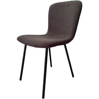 SalesFever Stuhl, Bouclé Optik 4er Set