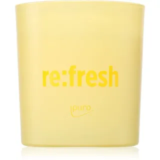 ipuro WE ARE: re:fresh Duftkerze 140 g gelb