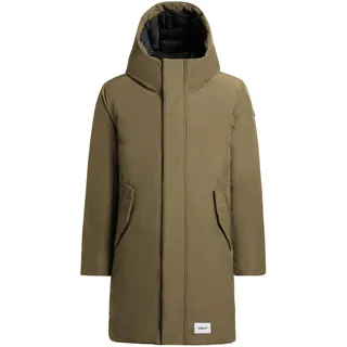 Wintermantel KHUJO "Wintermantel Fogg", Herren, Gr. L, grün (scrub grün), Obermaterial: 100% Polyester PES.  Obermaterial: Futter: 100% Nylon NY. 100% Polyester PES., Mäntel Wintermantel