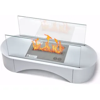 Tischkamin Pompei Silber