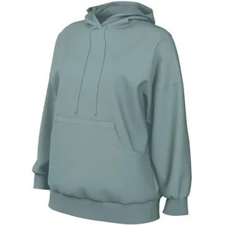 Nike Damen Kapuzenpullover Phoenix Fleece Oversized Pullover DQ5860-017 S - Cannon/Sail - S