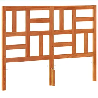 vidaXL Kopfteil Wachsbraun 180 cm Massivholz Kiefer - Braun