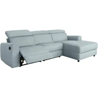 Home Affaire Eckcouch Kunstleder 275 cm Blau