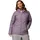 Damen Heavenly Hooded Jacket Hooded Puffer Jacket Shale Purple XS