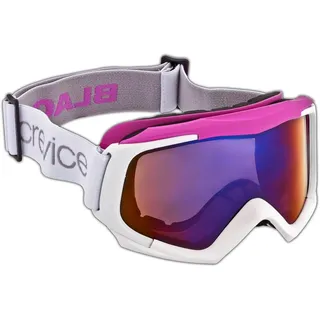 Black Crevice Damen Skibrille mit Doppelscheibe, weiß/pink, BCR043488-1...