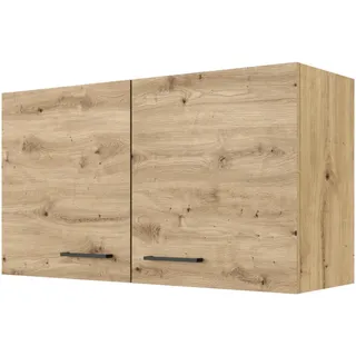 FlexWell Küchenoberschrank , Eiche Artisan , Metall , 1 Fächer , einzeln stellbar , 100x54.8x32 cm , Made in Germany , individuell planbar, Zusatzausstattung erhältlich, hängend , Küchen, Küchenmöbel, Küchenschränke, Küchenoberschränke