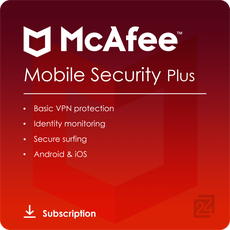 Bild von Mobile Security Plus VPN [Unlimited Device, 1 User (deutsch) (iOS/Android)