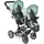 Linus Duo Zwillingspuppenwagen melange anthrazit/mint (690 67)