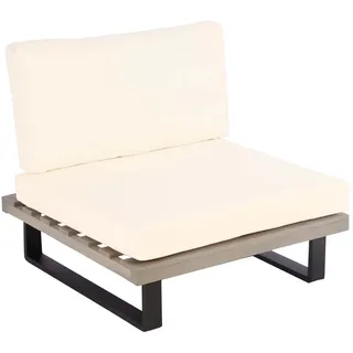 MCW Lounge-Sessel grau/schwarz/weiß
