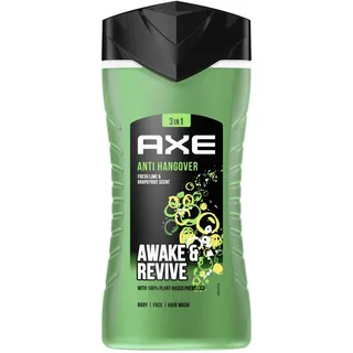 Axe 3-in-1 Duschgel & Shampoo Anti-Hangover für langanhaltende Frische und Duft nach der Dusche Männer Duschgel dermatologisch getestet 6x 250 ml