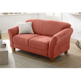 OTTO home Couch Mikrofaser 2-Sitzer Orange