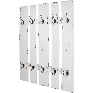 Haku-Möbel Wandgarderobe HAKU Möbel 65 x 100 x 9 cm Weiß