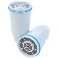 Zerowater 5-Stufiger Wasserfilter Ersatz, Wasseraufbereiter Trinkwasser - NSF-Zertifiziert zur Reduzierung von Blei, Anderen Schwermetallen und PFOA/PFOS - Wasserfilter Kartuschen 2er-Pack, Weiß