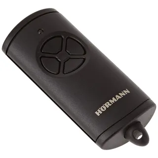 Hörmann Handsender HSE4 BS mit 4 BiSecur Funktechnologie, (für Garagentor, Einfahrtstor, Haustür usw.), schwarz 4511736,