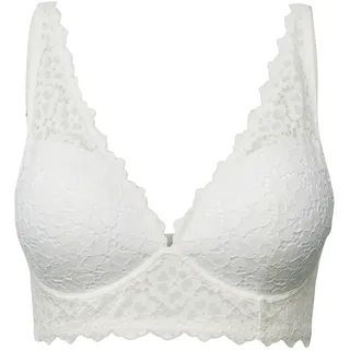 ESPRIT Damen Flower LACE Wireless Push-Up-BH, Off White, 75 C