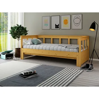OTTO home Kinderbett AIRA 90 x 200 cm Kiefer massiv beige