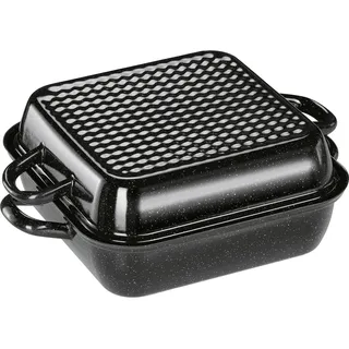 RIESS Bratpfanne mit Deckel 26 x 26 cm