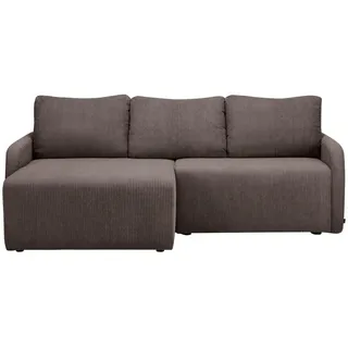 Carryhome Ecksofa , Braun , Textil , Füllung: Schaumstoff, Silikon , seitenverkehrt montierbar, L-Form , 217x146 cm , Fsc , Stoffauswahl, Liegefunktion, Rücken echt , Wohnzimmer, Sofas & Couches, Wohnlandschaften, Ecksofas mit Schlaffunktion