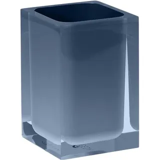 Transparante Hars-Dentale Houderschacht - Petrolblauw - 11 x 72 x 72 cm - 0,29 kg - Blau