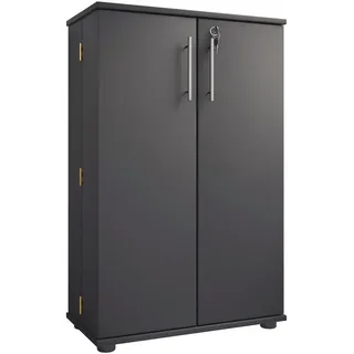 VCM Mid.you Cd-Regal 60 x 31 x 93 cm Schwarz