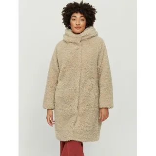Mazine Damen Mantel Manti Coat, Größe:L, Farben:natural - Naturbelassen, Beige